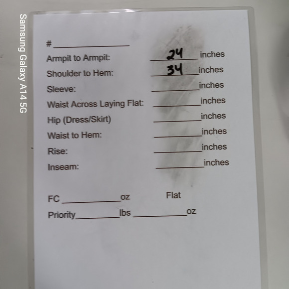 Antthony Original Cream XL Tunic Top Minimal Snap Sleeves Neutral Workwearchara - Picture 9 of 12